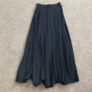 Western Style Black A-line Skirt